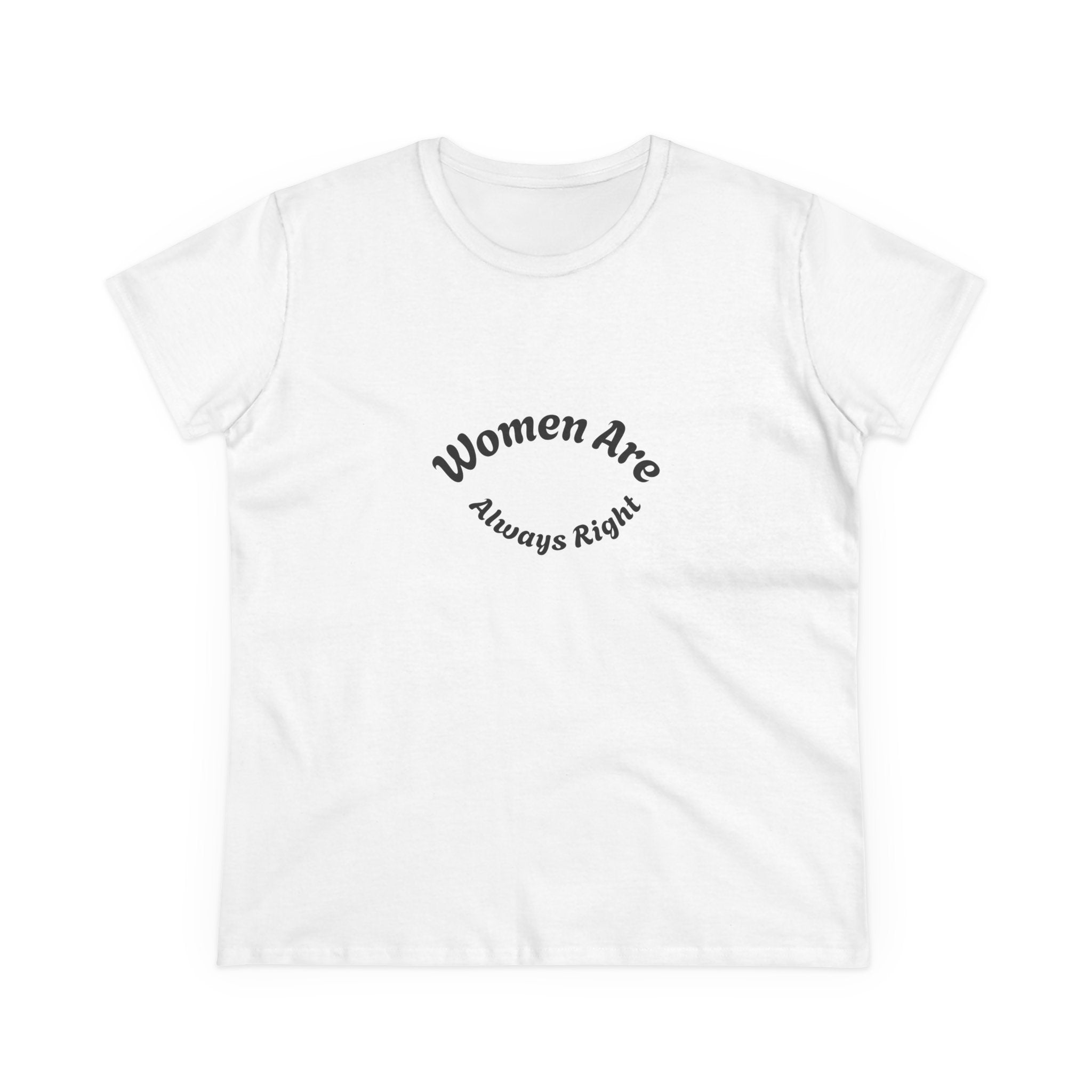 Women Are Always Right Tee - White